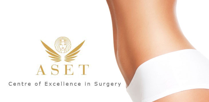 Labiaplasty - designer vaginas performed at Aset Hospital by femal consultant plastic surgeons. 